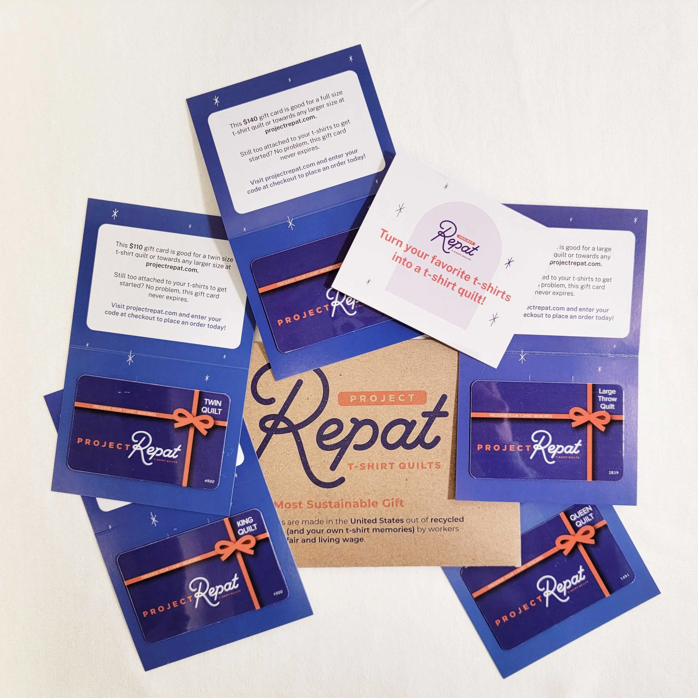 Project Repat Gift Card, Give A T-Shirt Quilt - Image 3