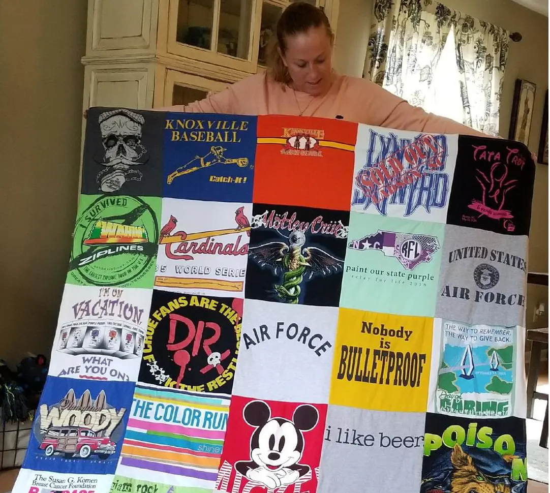 Project Repat T-Shirt Quilt - Image 60