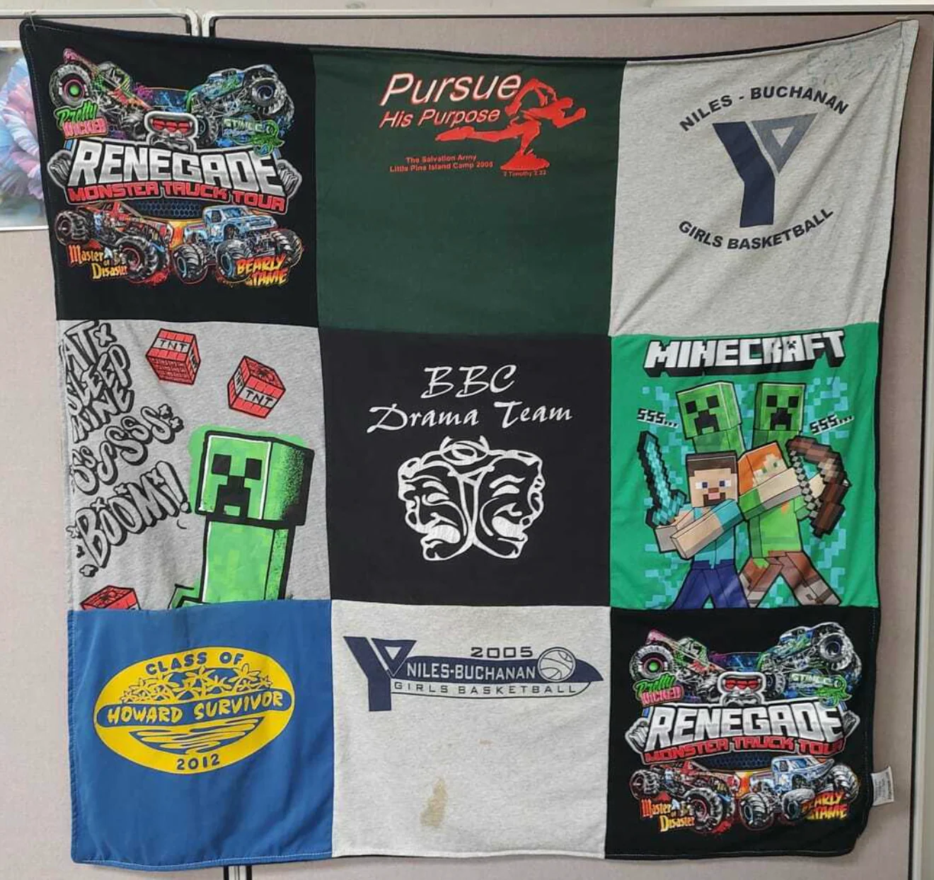 Project Repat T-Shirt Quilt - Image 87